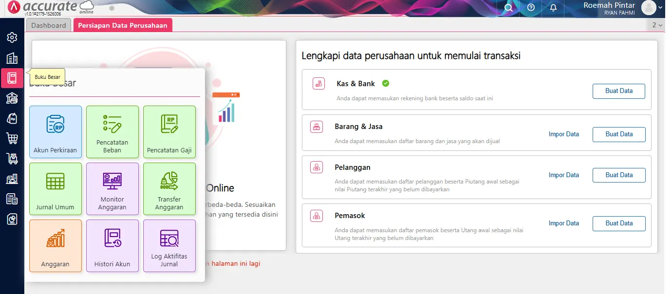 membuat dan mengelola akun perkiraan
